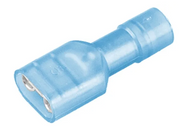 Cosse, isolé, bleu 6.3 1x0.8mm épaisseur