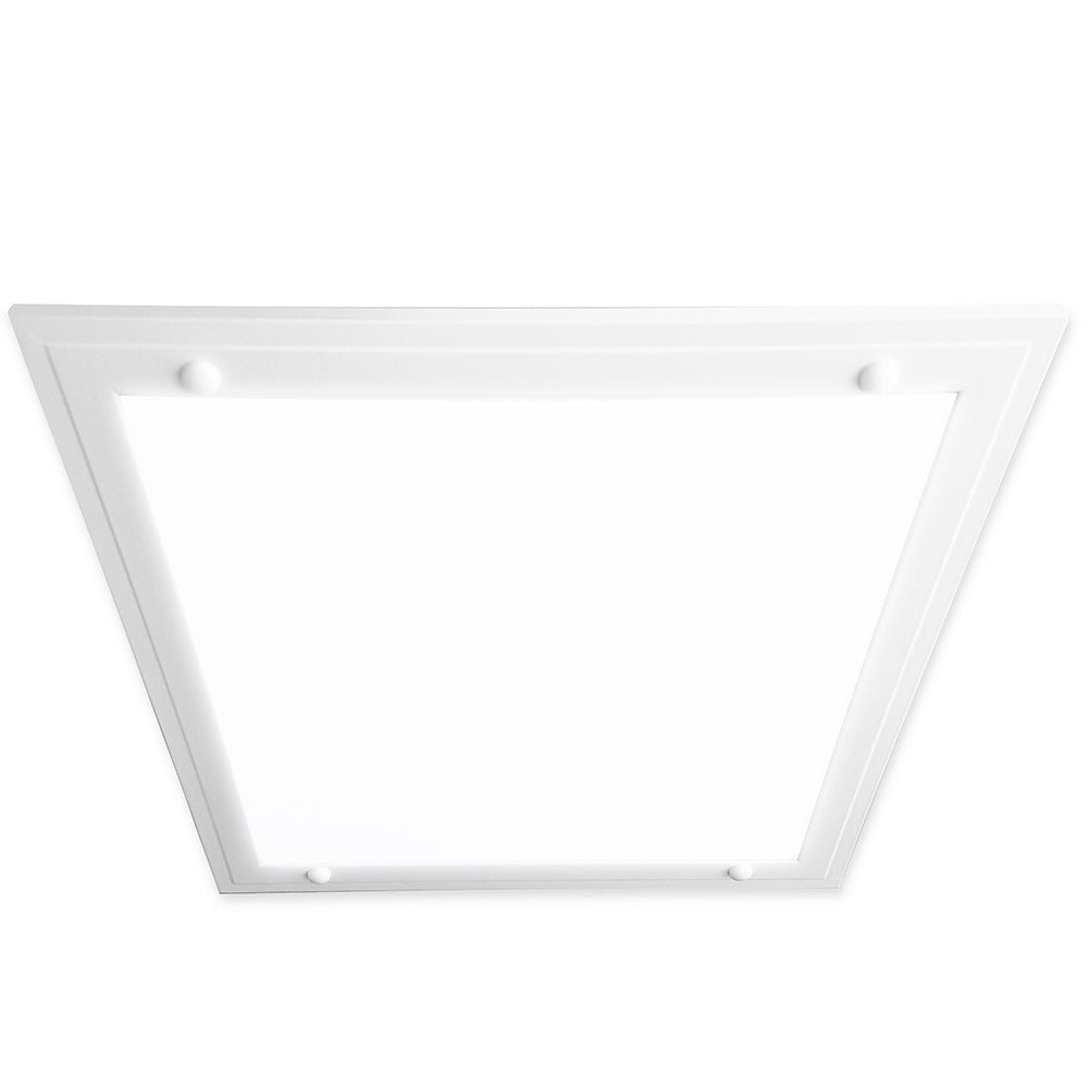 Panneau LED MANTAGUA Chausey 595x595mm, 3500 lumens, lumière blanc neutre 24VDC.