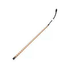 Réglette LED MANTAGUA 33cm, blanc chaud 10W, étanche IP68, avec connecteur USB. Pour éclairage autonome de bimini.