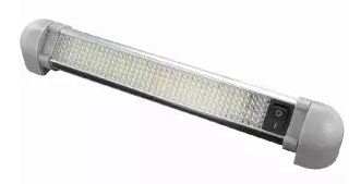 Réglette LED MANTAGUA GUERNESEY 10W, orientable, émettant un blanc chaud à 120°, alimentation 9-30VDC.