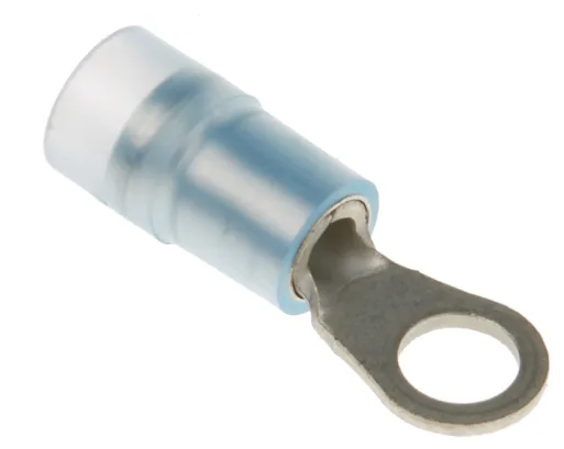 Cosse à œillet isolée M4 bleue