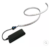 Ruban LED flexible Mantagua 1m, blanc chaud, étanche IP68, avec powerbank USB 3h et interrupteur.