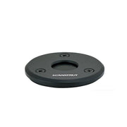 Passacavo Low profile IP68 in alluminio anodizzato nero - per cavi da 4 a 9 mm