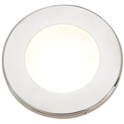 Spot LED encastré MANTAGUA Tudy 10W en inox poli. Éclairage blanc chaud, étanche IP67 pour intérieur/extérieur.