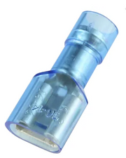 Cosse faston F isolée Bleue