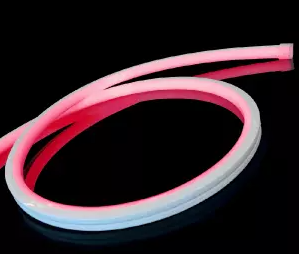 Ruban leds néon MANTAGUA 1m, RVB, IP68, 24VDC. Bande lumineuse flexible pour extérieur.