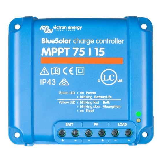 VICTRON ENERGY Contrôleur de charge BlueSolar MPPT 75/15
