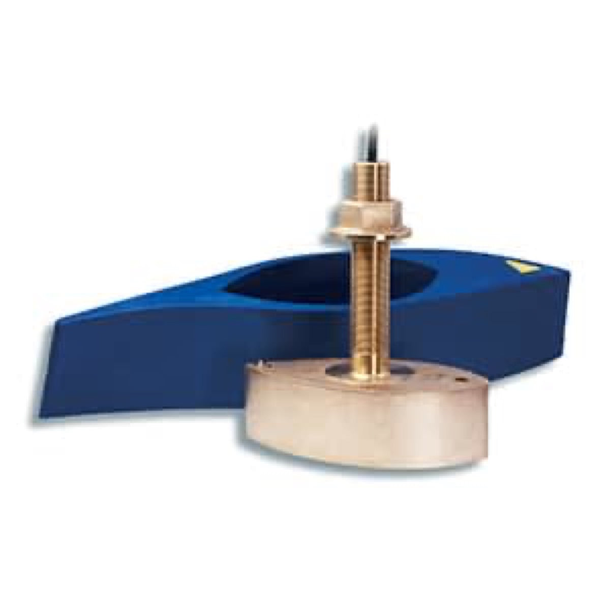Airmar B265LM - Sonde traversante bronze 1kW CHIRP (42-65kHz/85-135kHz) avec sabot + température – (fils nus) - Garmin