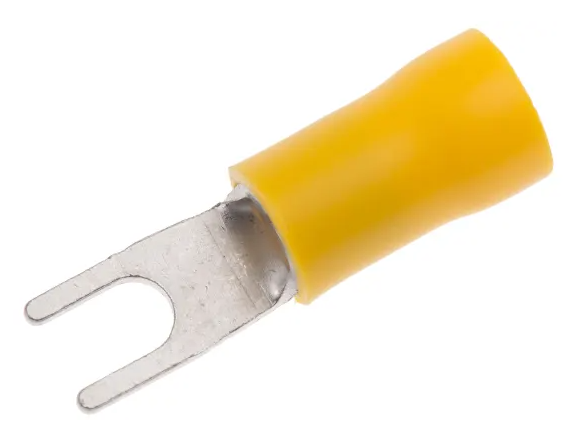 Cosse fourche 3.5mm Jaune