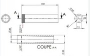Tube Carbowind trapézoïdal