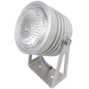 Mini projecteur MANTAGUA en aluminium anodisé mat, blanc froid 6500K, avec un faisceau de 40°.