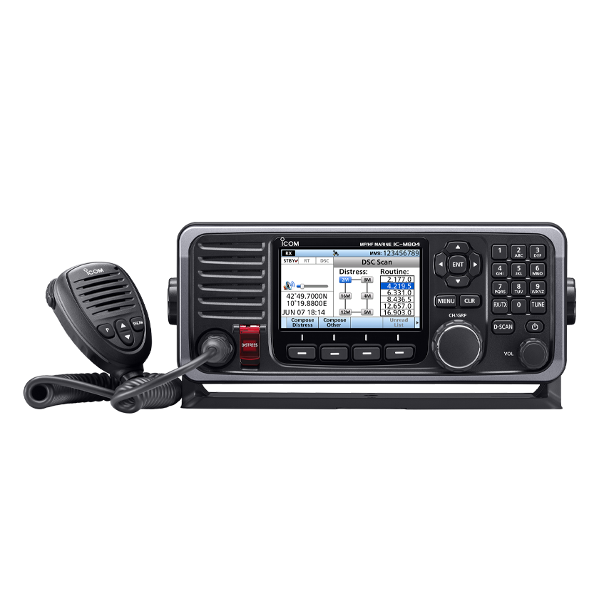BLU marine IC-M804 - visuel officiel ICOM