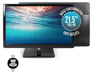 Tela de PC 21.5'' 16/9 Full HD 12V VGA/DVI