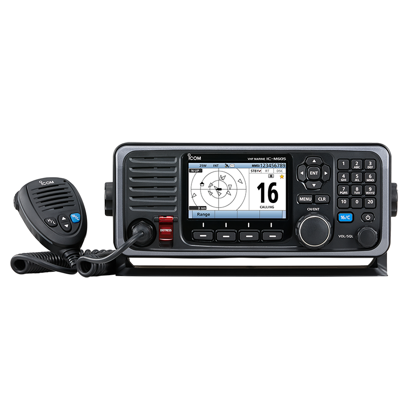 VHF marine fixe IC-M605EURO - visuel officiel ICOM