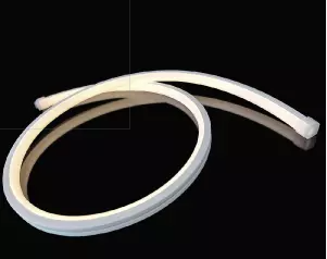 Ruban de leds néon MANTAGUA blanc chaud de 1 mètre, étanche IP68, 24VDC. Flexible pour un éclairage uniforme.