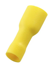 Cosse faston F isolée Jaune