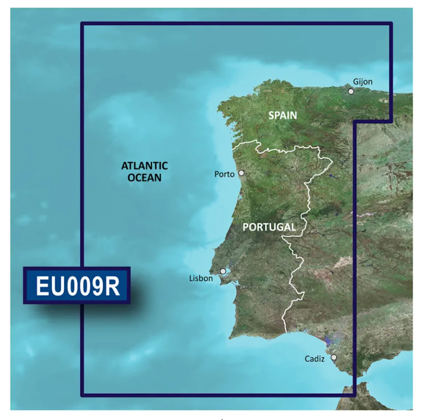 BlueChart® g3 HXEU009R - Portugalsko a severozápadní Španělsko