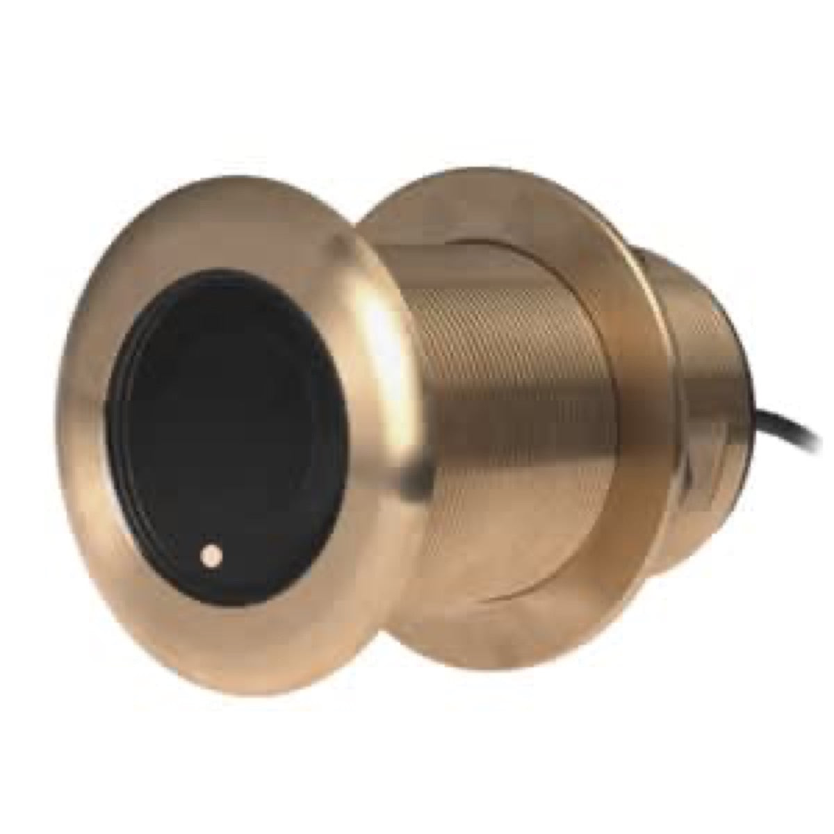 Airmar B75H - Sonde traversante bronze 600W CHIRP (130-210kHz) à élément incliné (12°) + température - (8 broches) - Garmin