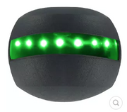 Feu latéral MANTAGUA tribord vert (112,5°) 2MN. Design résiné compact pour navigation marine.