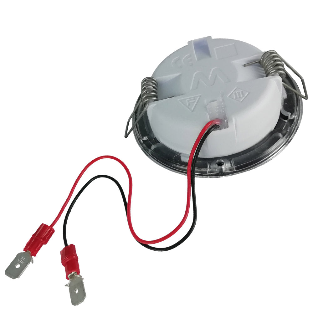 Spot MANTAGUA Tudy à LED en inox, couleur blanche, puissance 20W, étanche IP67.