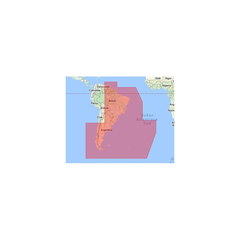 Carte Max Golfe de Paria au Cap Horn