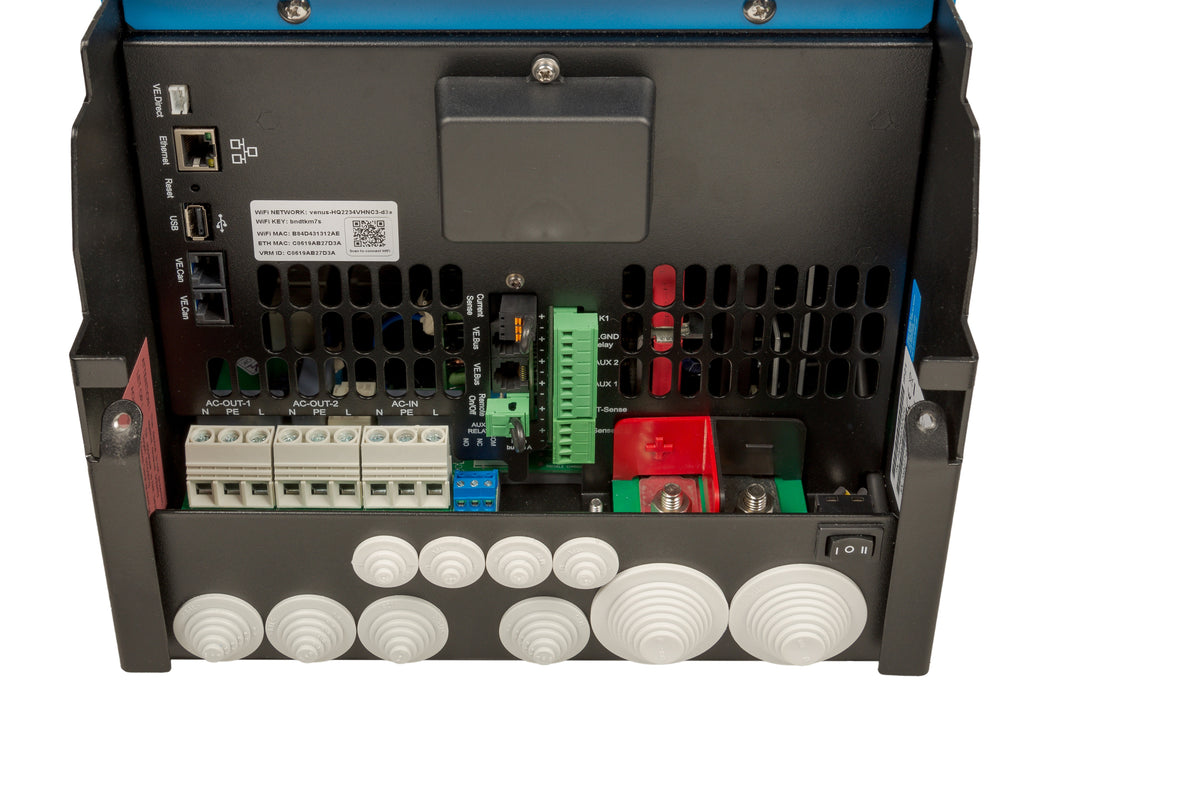 EasySolar-II 48/3000 GX MPPT – connectique