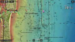 Exemple de cartographie Navionics Shaded Relief - A80728