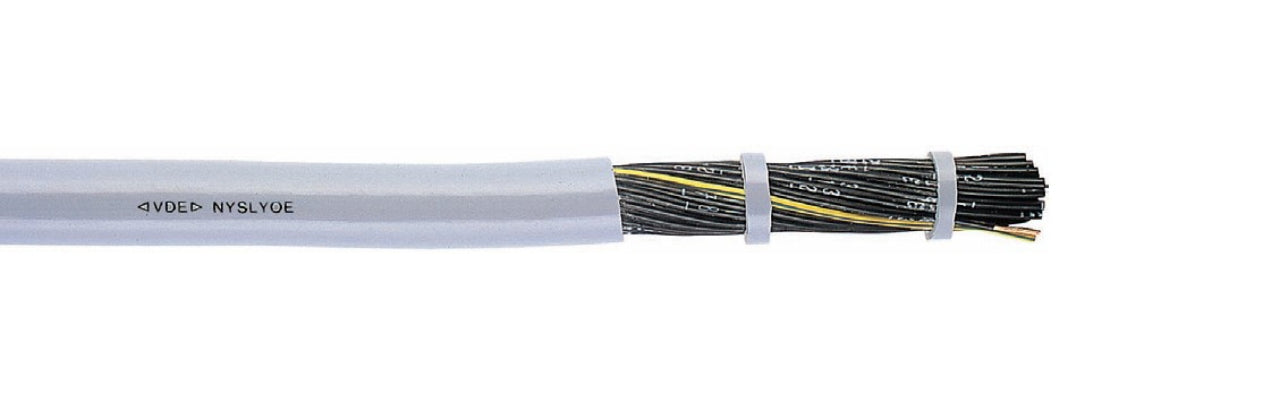 Câble souple de commande H05VV5F 19G1 gris TGL