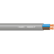 Câble souple H05VV-F cuivre 2X1 mm² Gris