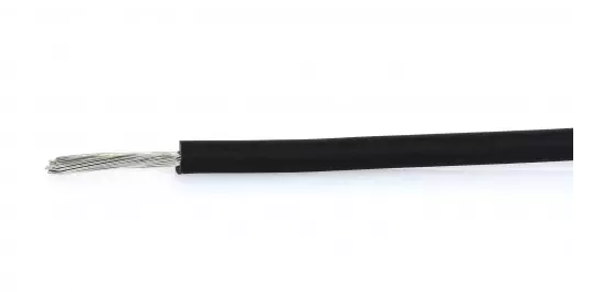 Câble étamé 0,75mm² noir