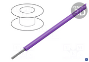 Câble étamé 1mm² violet