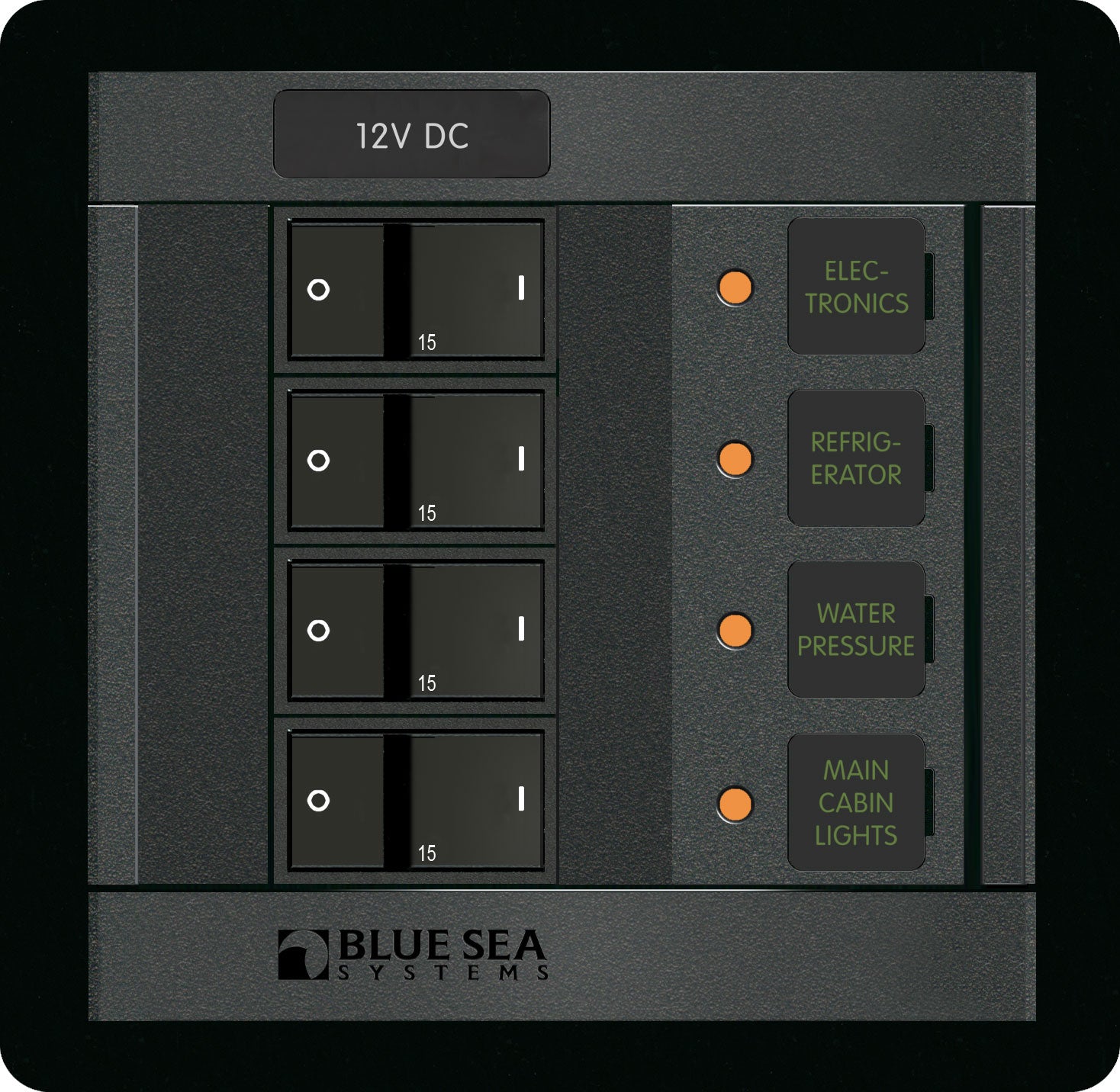 Tableau électrique 12 volts CC 4 positions