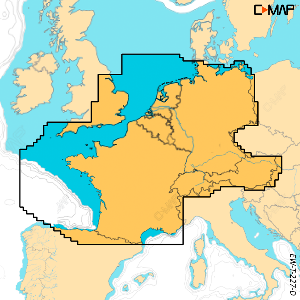 Carte REVEAL™ X - Europe centrale & ouest