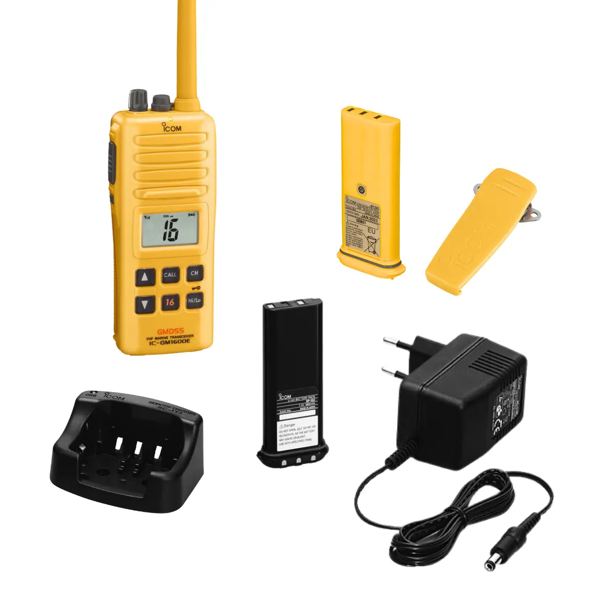 ICOM IC-GM1600E – VHF waterdichte GMDSS handheld marine