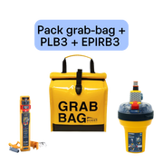 Ocean Signal Kit de sécurité nautique PLB3 (PLB3 + EPIRB3 + sac fourre-tout)