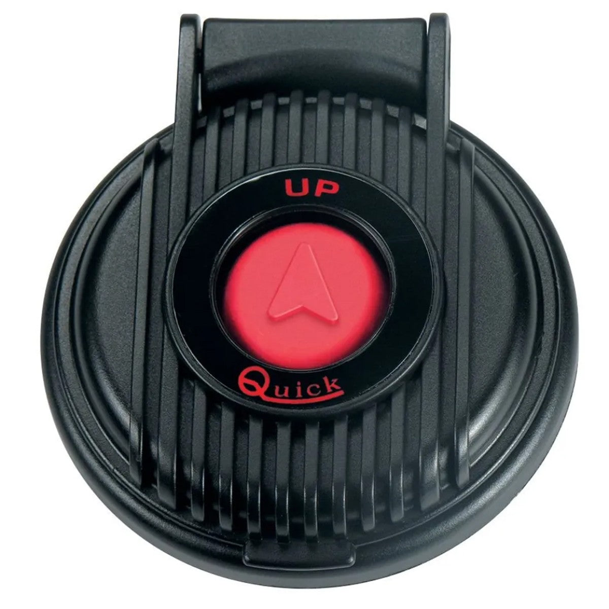Commande à pied Quick QX906 UP à bouton rouge et capot noir
