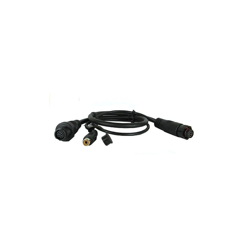 Cable adaptateur combine Raymarine A80297 12 vers 12 broches avec sortie haut-parleur passif