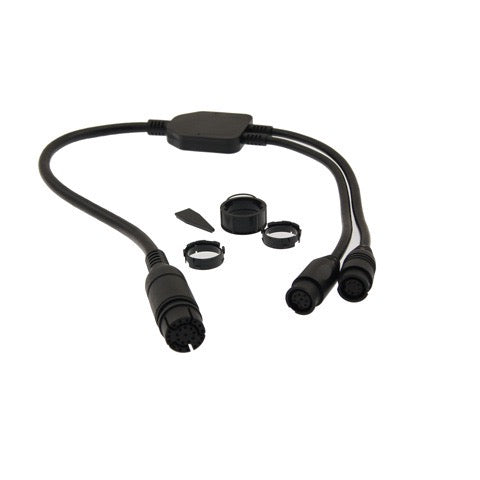 Cable Y adaptateur Raymarine A80493 Axiom RV 25 broches vers 9 et 7 broches