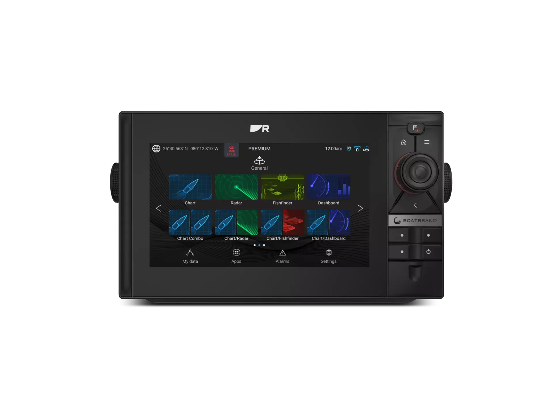 Axiom 2 Pro 9 Front Boatbrand Logo
