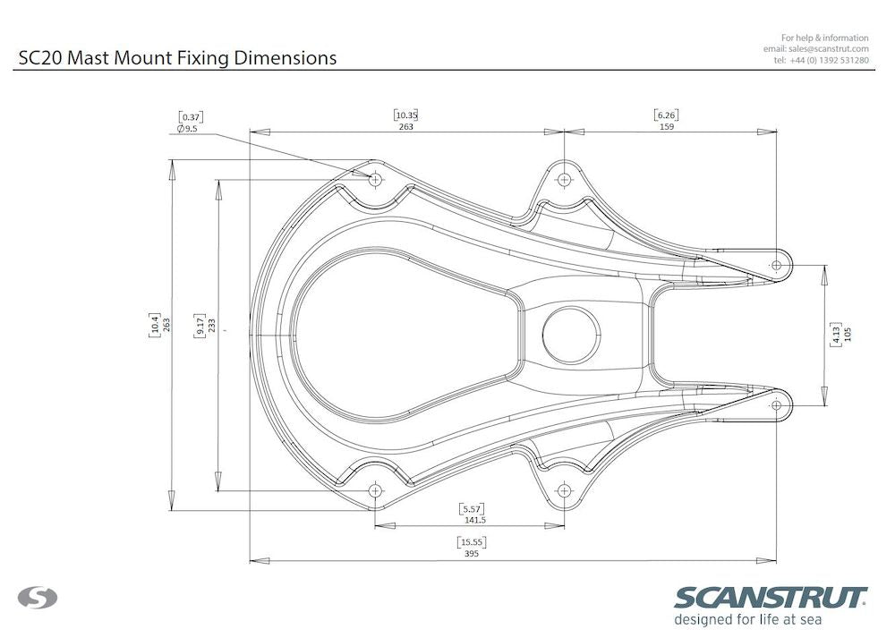 Scanstrut Support mât SC-20 HALO 20/20+ - photo 3