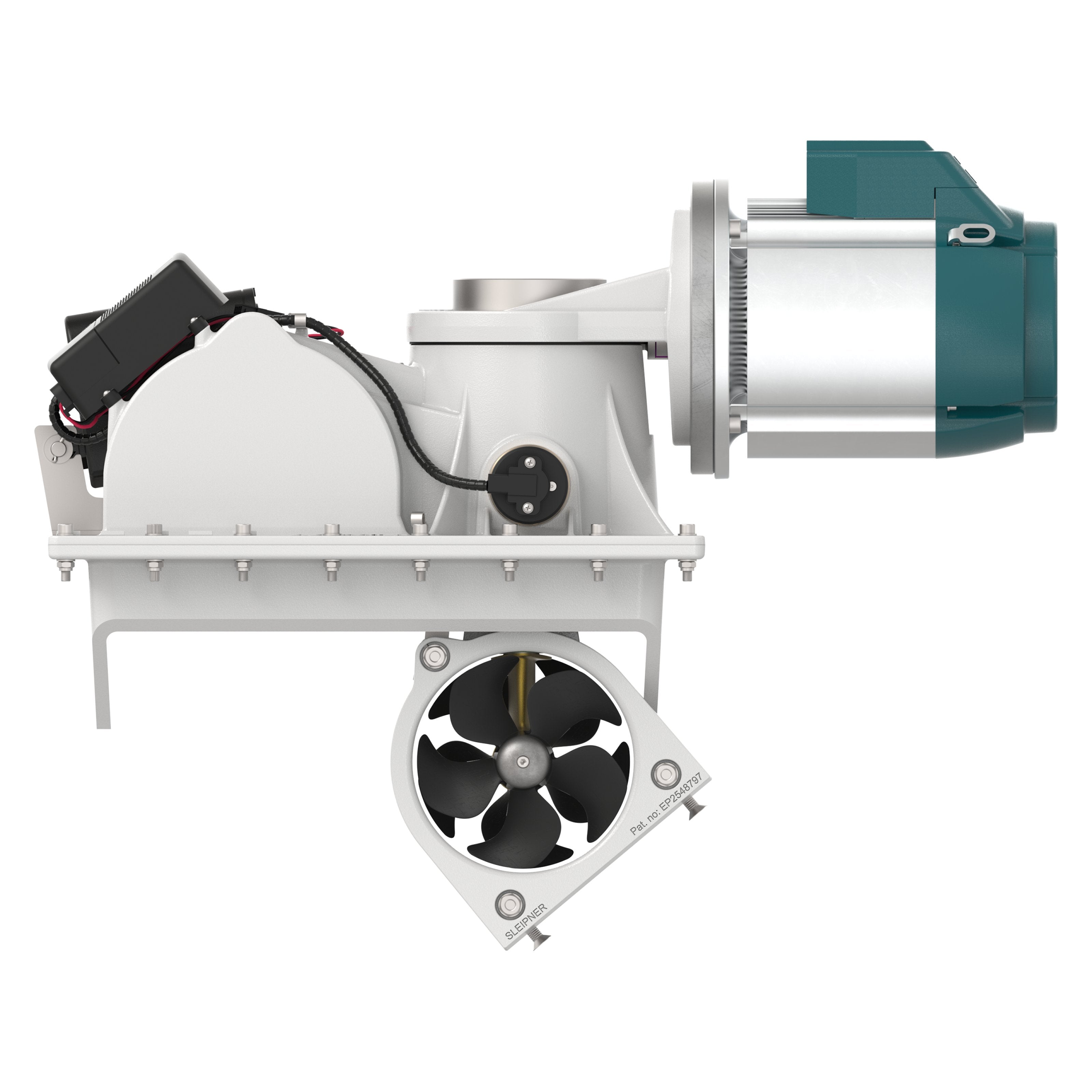 PROPULSEUR RETRACTABLE ERL100 24 V 100 KG EVISION D 250 MM — Sleipner ERL100/185T-24V