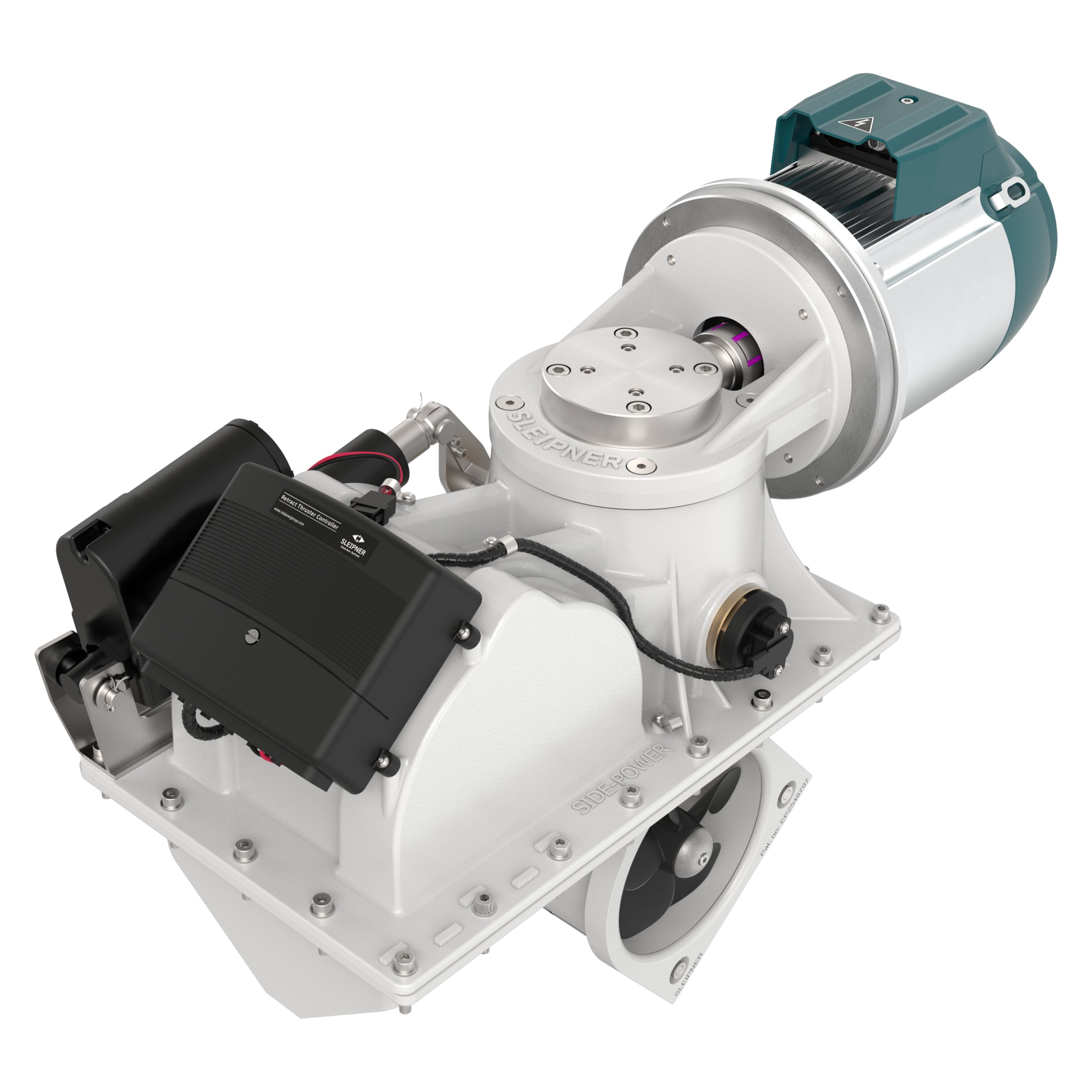 PROPULSEUR RETRACTABLE ERL100 24 V 100 KG EVISION D 250 MM — Sleipner ERL100/185T-24V