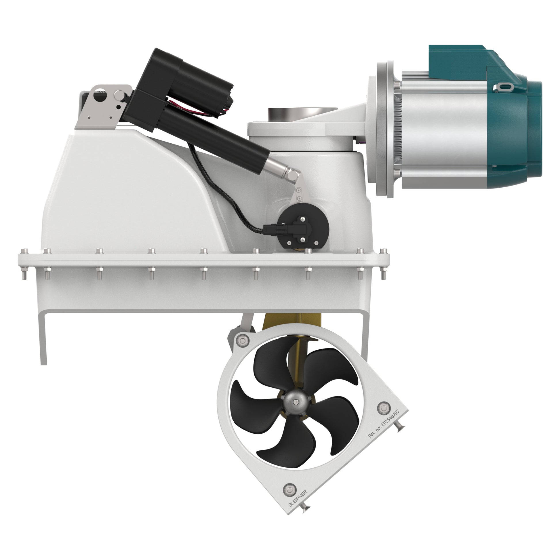 PROPULSEUR RETRACTABLE ERL170 24 V 170 KG EVISION D 250 MM — Sleipner ERL170/250TC-24V