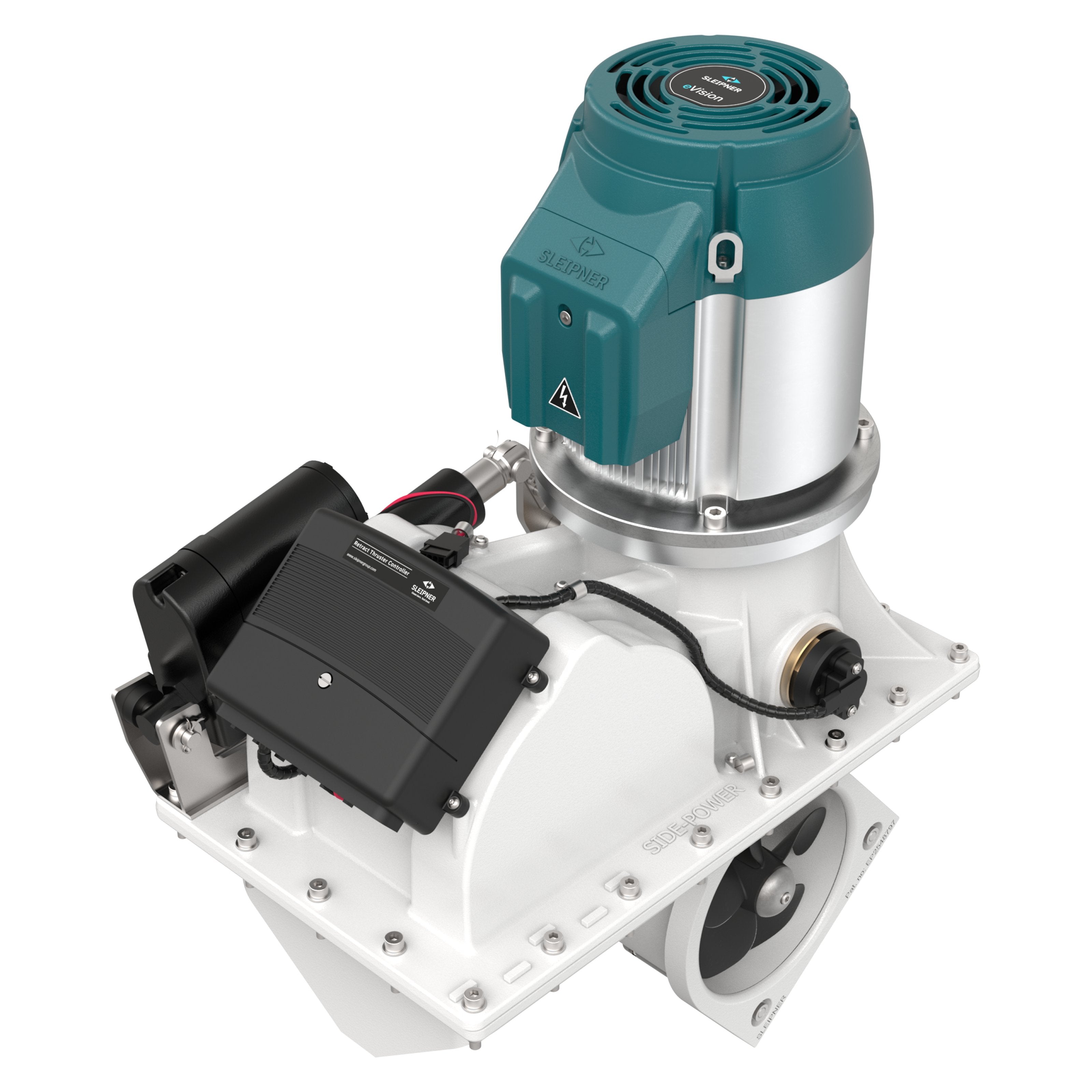 PROPULSEUR RETRACTABLE ERV100 24 V 100 KG EVISION D 185 MM — Sleipner ERV100/185T-24V