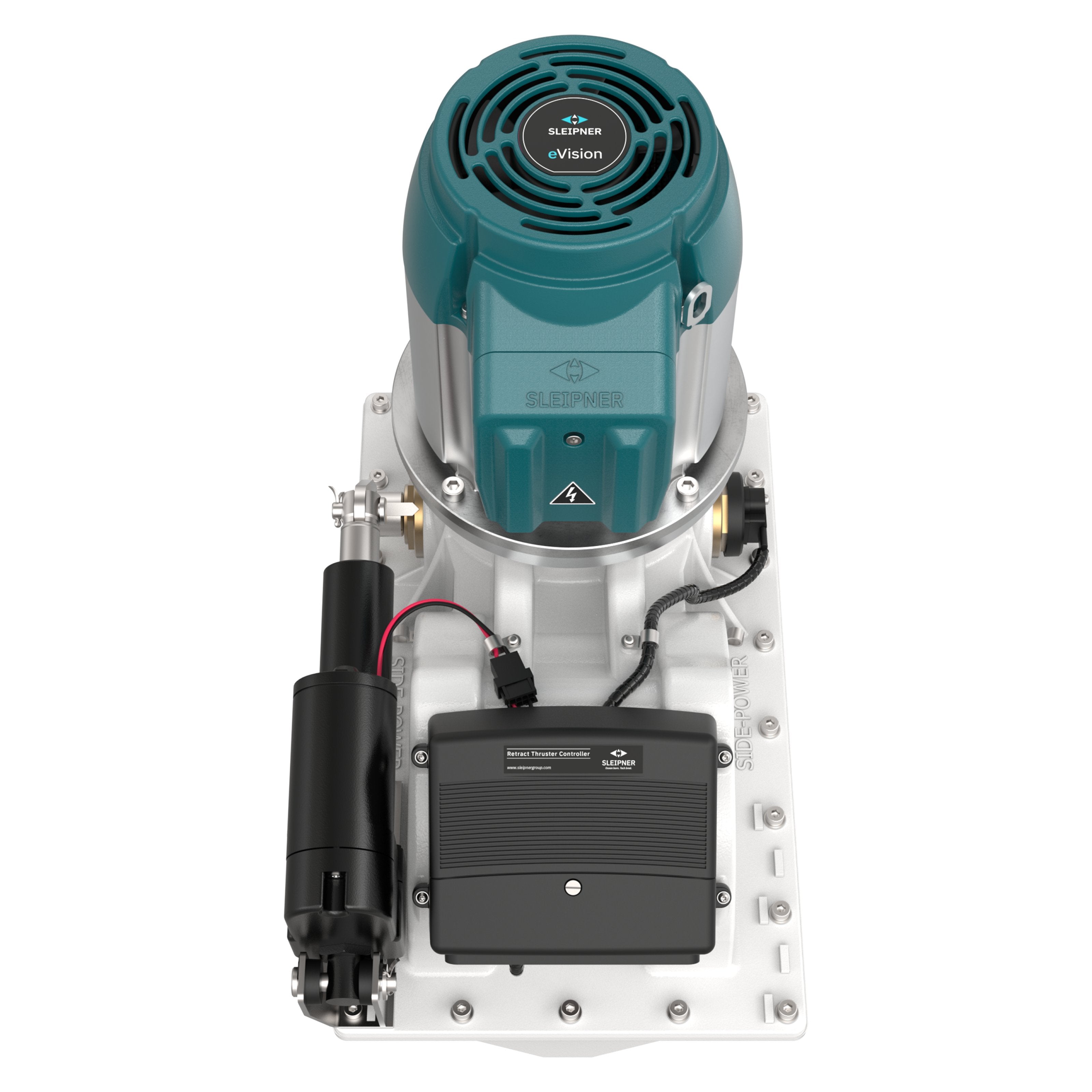 PROPULSEUR RETRACTABLE ERV100 24 V 100 KG EVISION D 185 MM — Sleipner ERV100/185T-24V