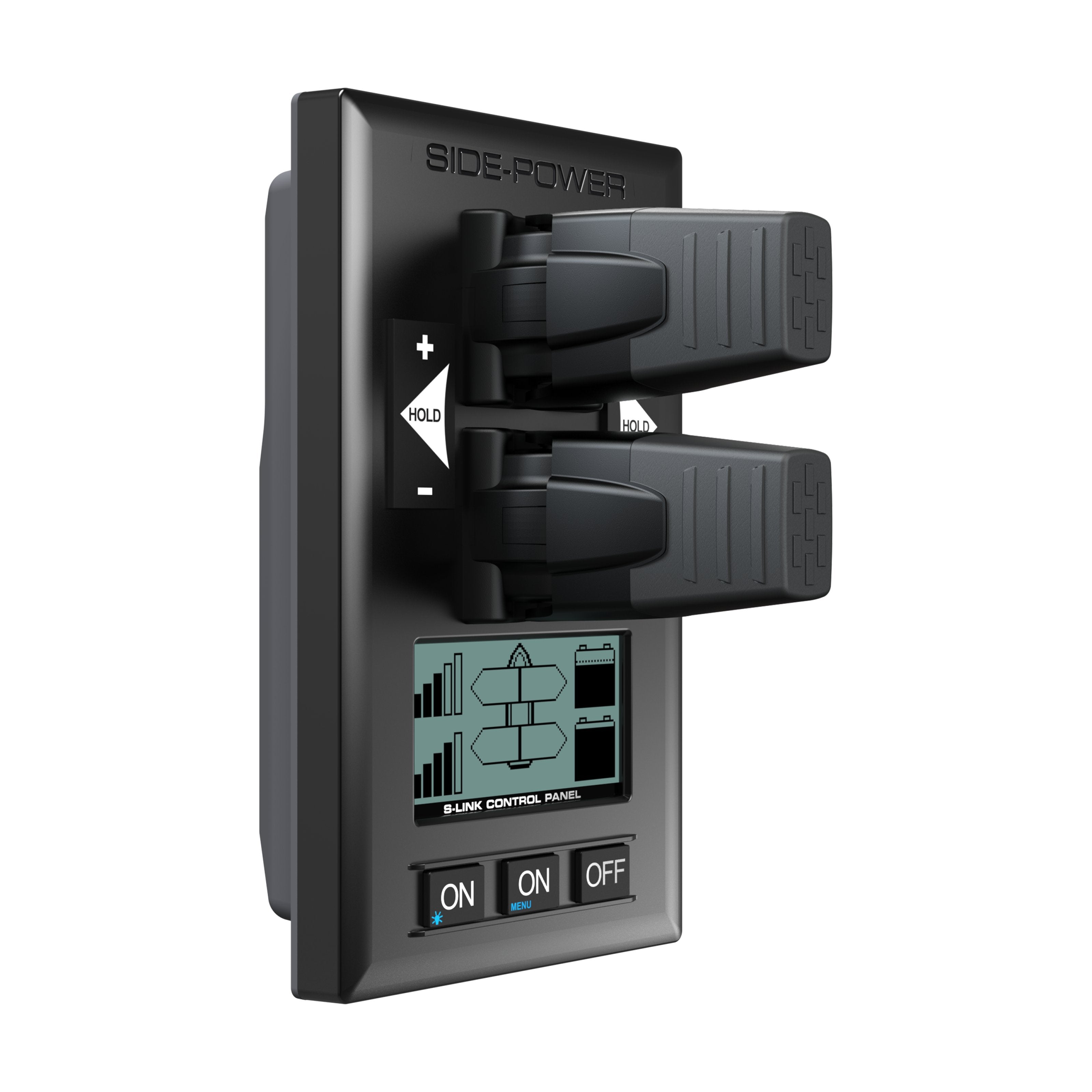 Commande joystick double 12/24V S-Link — Sleipner PJC212