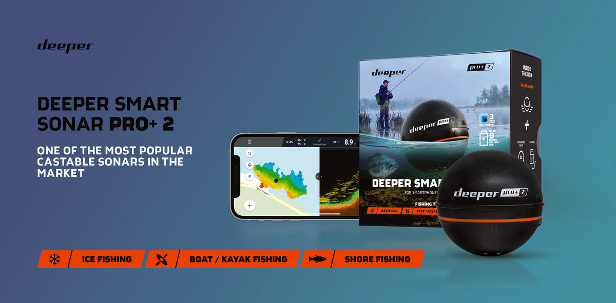 DEEPER PRO+ 2, bežični sonder s GPS-om druge generacije