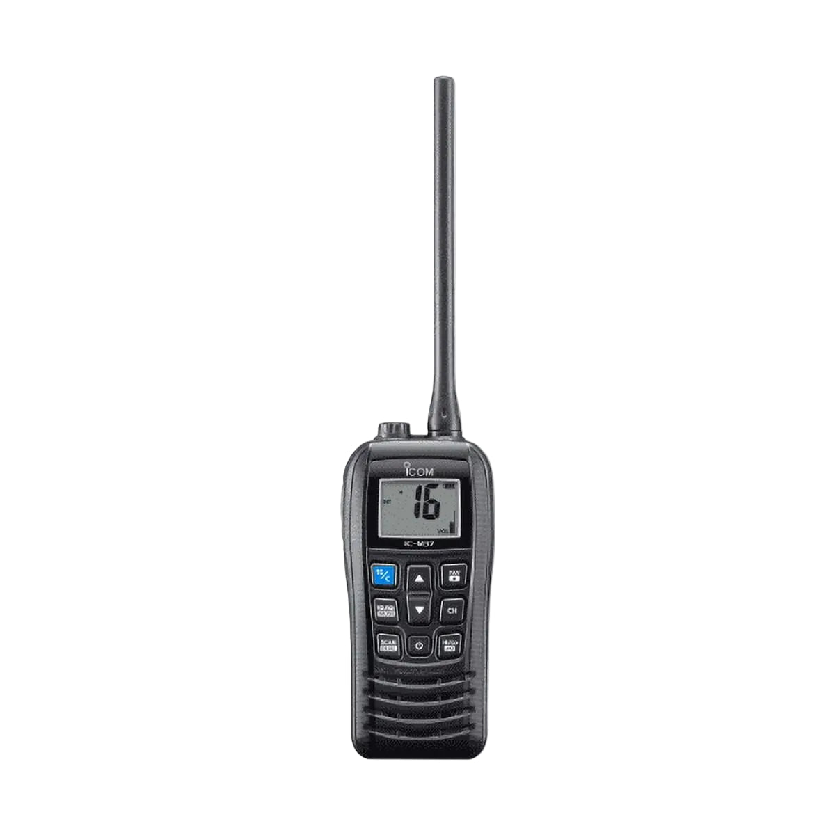 Icom M37 Portable Handheld VHF with Antenna, 6 Watt, Floating and Battery  Pack - Walmart.com