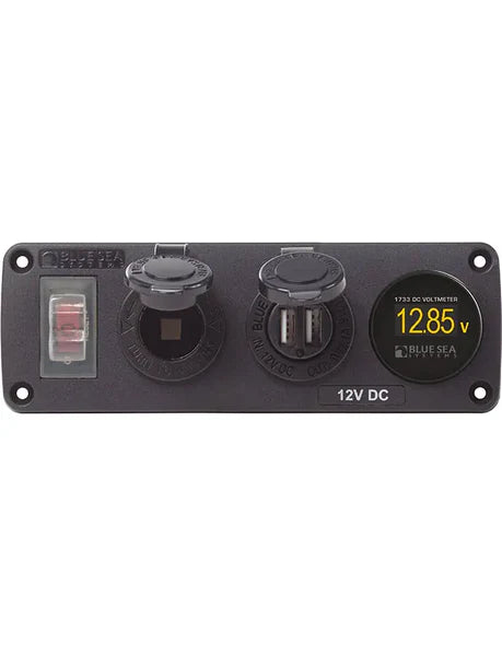 panneau ACC H2O USB,SCKT & VMETER