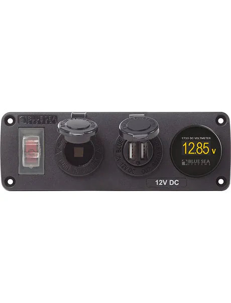 panneau ACC H2O USB,SCKT & VMETER